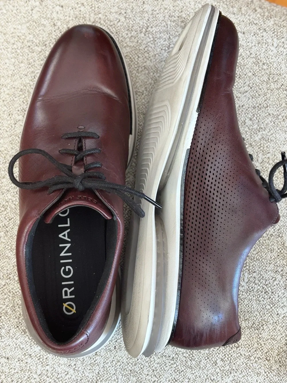 Cole Haan Men’s Original Grand Cloudfeel Energy Twin Oxford in Cordovan